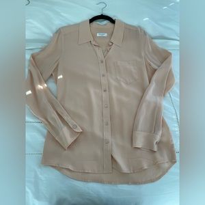Equipment cream blouse